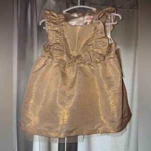 Cat & Jack Gold Dress with Bow